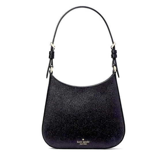 kate spade Handbags - Kate Spade New York Glimmer Glitter Shoulder Bag in Black NWT